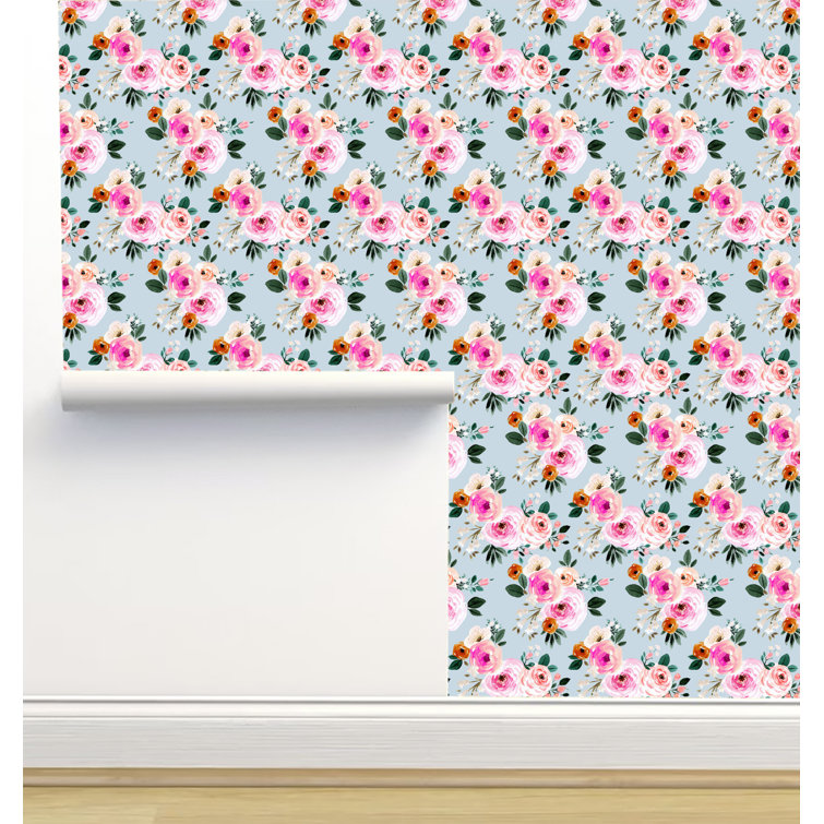Limitless Walls Crystal W Design Peel & Stick Floral Roll Wayfair